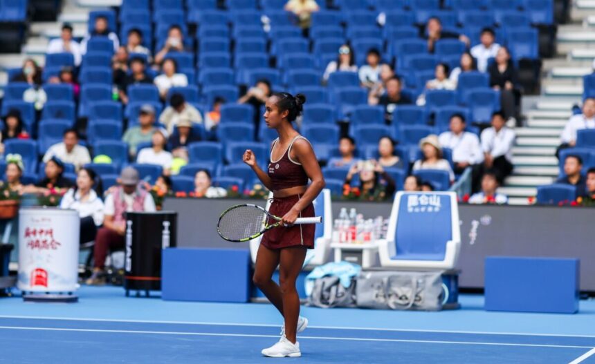 Leylah Fernandez al China Open 2025