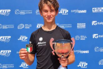 Lorenzo Burato ai campionati italiani under 13