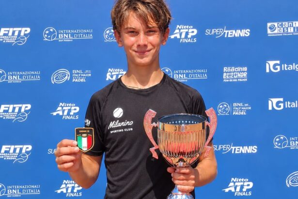 Lorenzo Burato ai campionati italiani under 13