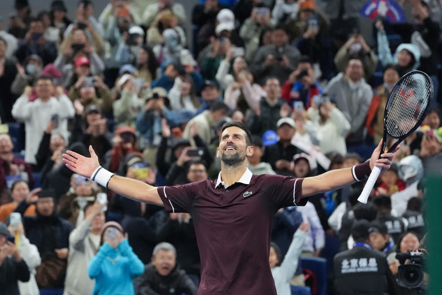 Novak Djokovic al China Open 2026
