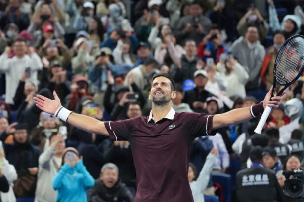 Novak Djokovic al China Open 2026