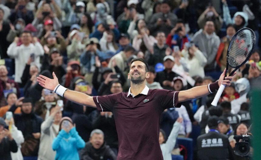Novak Djokovic al China Open 2026