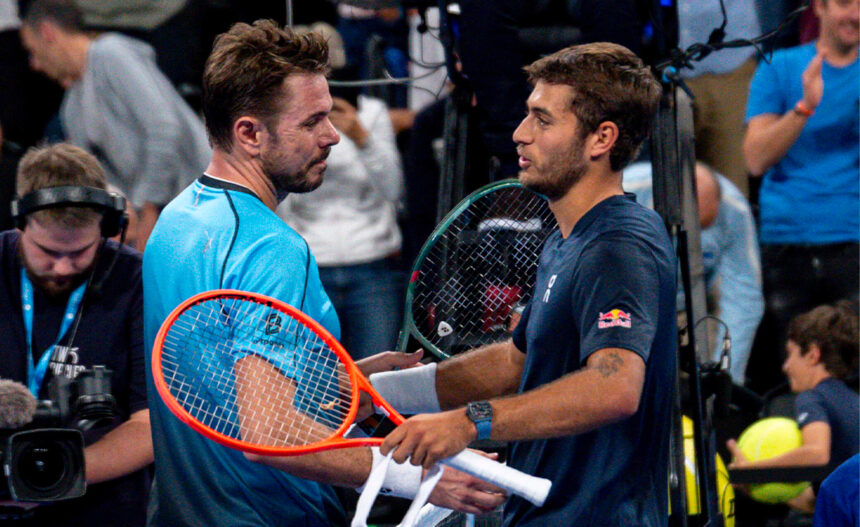 Stan Wawrinka e Flavio Cobolli a Lione