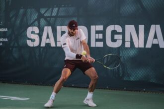 Jacob Fearnley all'Olbia Challenger - Foto Yuri Serafini