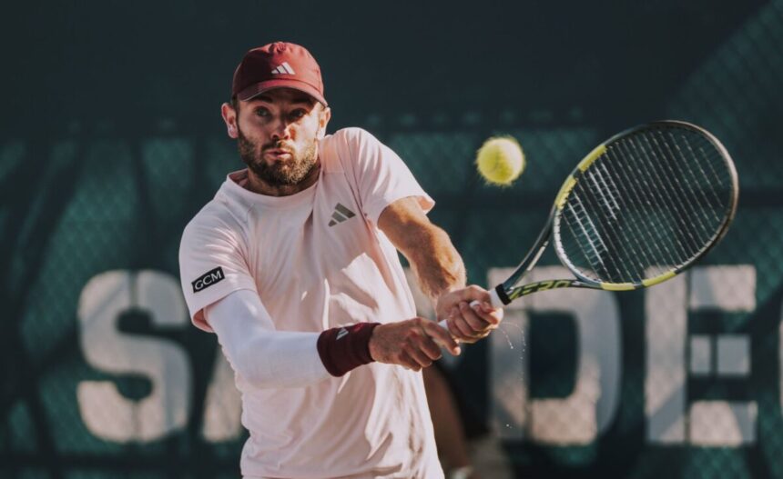 Jacob Fearnley all'Olbia Challenger - Foto Yuri Serafini